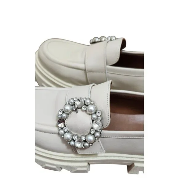 Alohas Trailblazer Crystal Beige Loafer Shoe EU 42 /US 11-11.5 - Picture 7 of 16